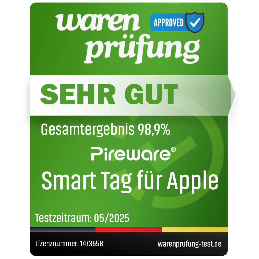 Warenpruefung.de Smart Tag für Apple